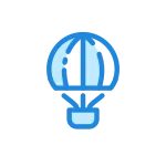 Hot Air Balloon SVG Icon
